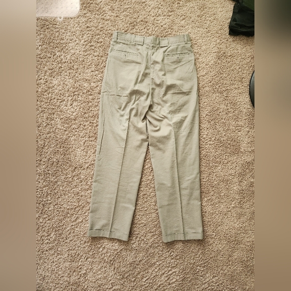 Zanella Italian Men's Warm Grey DressPants/Trousers Size 32 100% Cotton - Picture 2 of 4